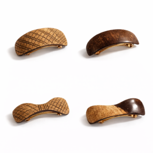 Coconut Shell Textured Hair Clip
