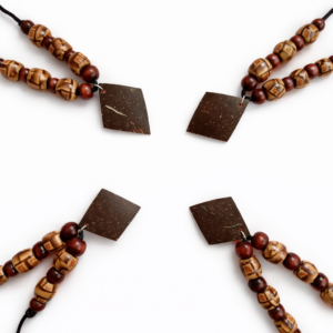 Coconut Shell Beaded Necklace