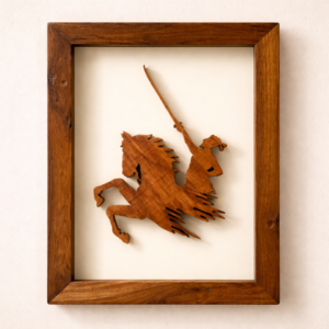 Coconut Shell Warrior Art Frame
