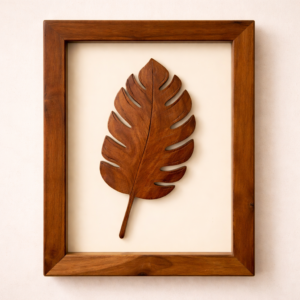 Coconut Leaf Art Frame – Classic Leaf