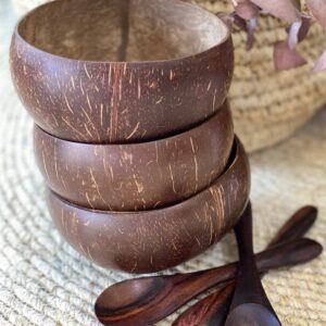 Coconut Bowl & Spoon Set