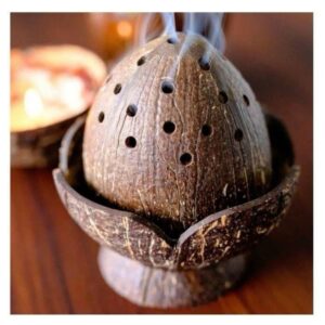 Coconut Shell Incense Holder
